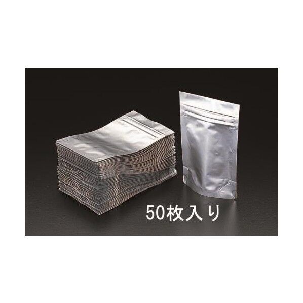 80x100mm アルミ袋(チャック付/50枚)