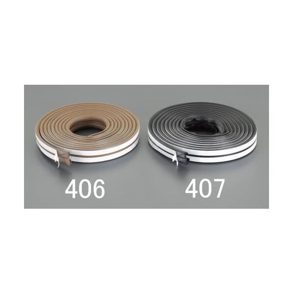 6.2x8.6mmx5m 戸あたりクッションテープ(V型/茶)