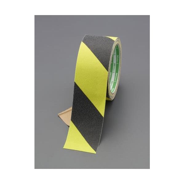 50mmx3m 蛍光滑り止めテープ(黄/黒)