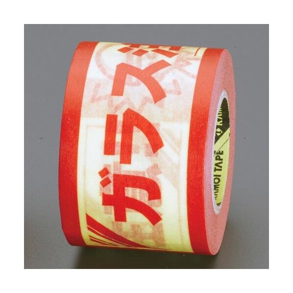 40mmx18m ラベルテープ(ガラス注意)