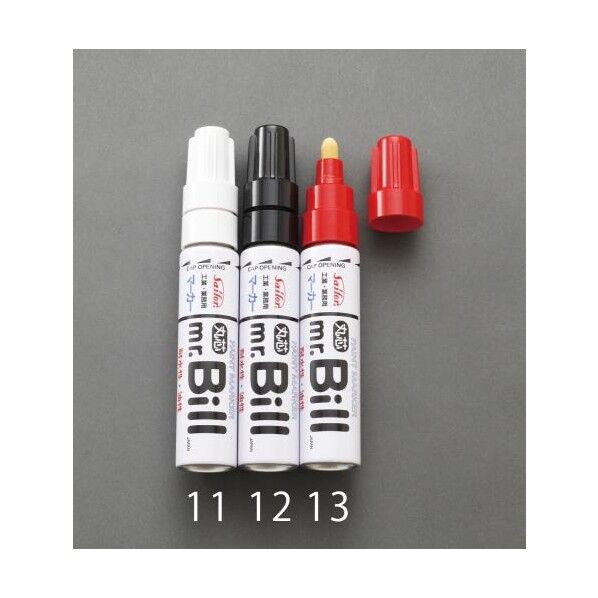 太字油性ペイントマーカー 赤 EA765MW-13