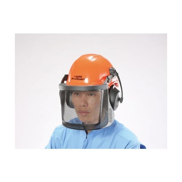 防災面(ヘルメット･イヤーマフ付)