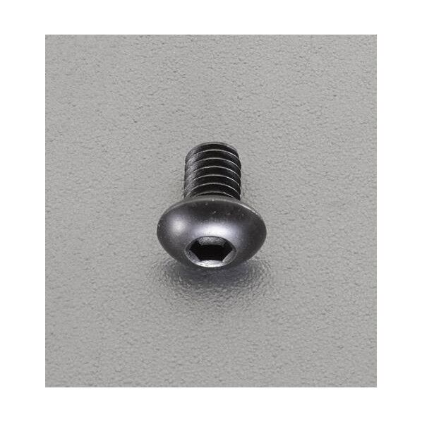 M 6x30mm六角穴付ボタンボルト(ステンレス/黒色/4本)