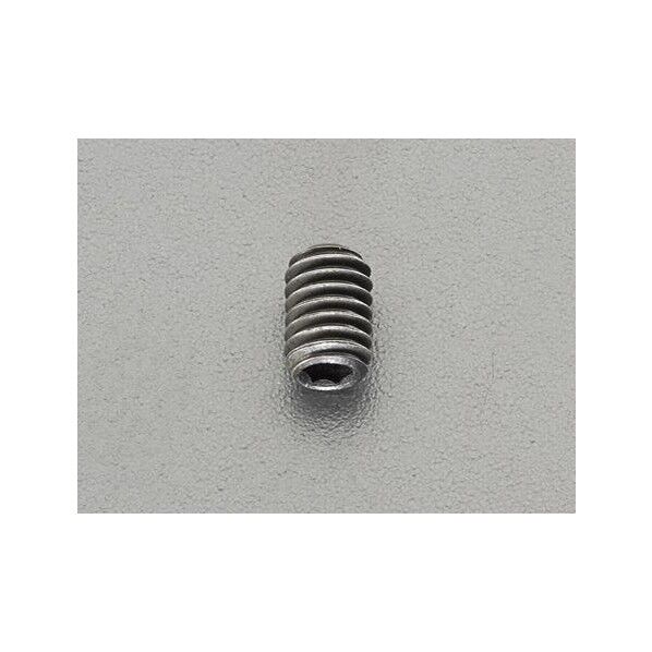 エスコ(esco) M 3x 6mm六角穴付止めねじ(ステンレス/黒色/4本) EA949MV-306 4本...