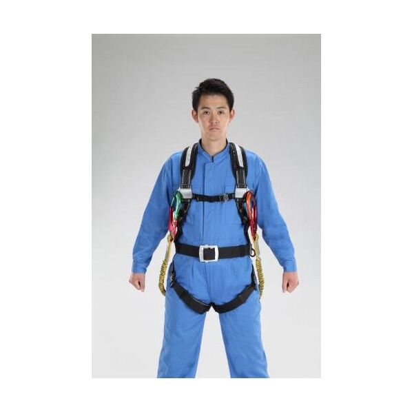 墜落制止用器具(フルハーネス/衝撃吸収ツインランヤード EA998PE-113 1個