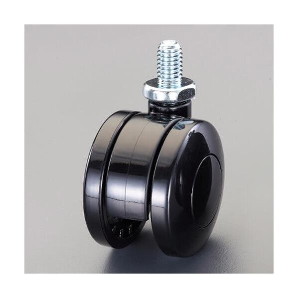 40mm キャスター(ツインホイール･U3/8x16ネジ)