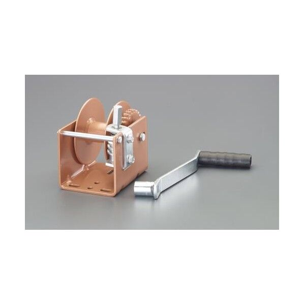 681kg ハンドウィンチ(ウォームギア/脱着式ハンドル)