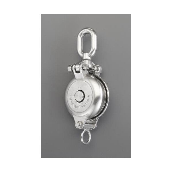 76.0mm  [ワイヤー用リング付ベアリング滑車(ステンレス製 EA987SR-43 1個