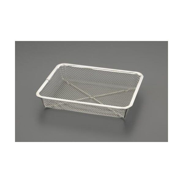 323x253x 55mm 部品洗浄ざる(ステンレス製)