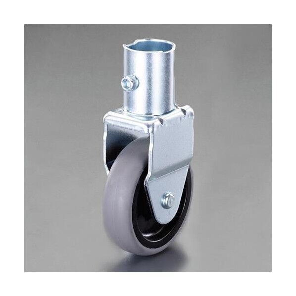 100mm [樹脂パイプ用]差込キャスター(固定)