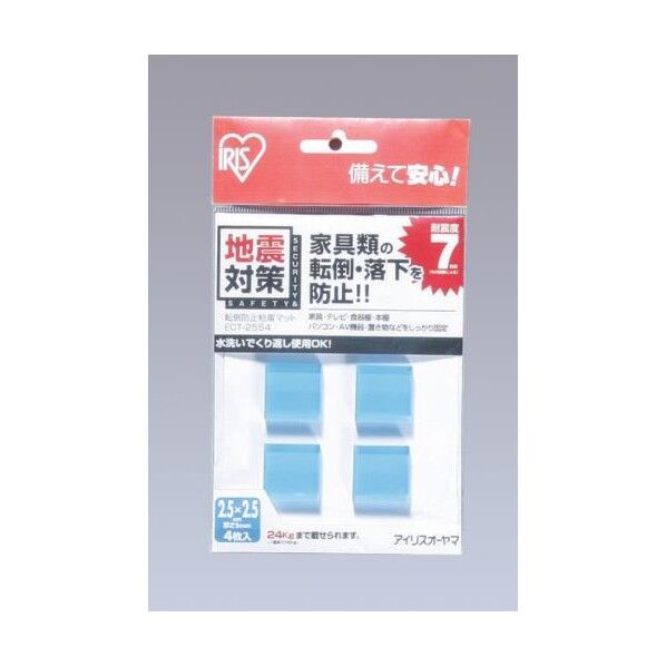 25x 25x5mm 粘着マット(転倒防止/4枚)