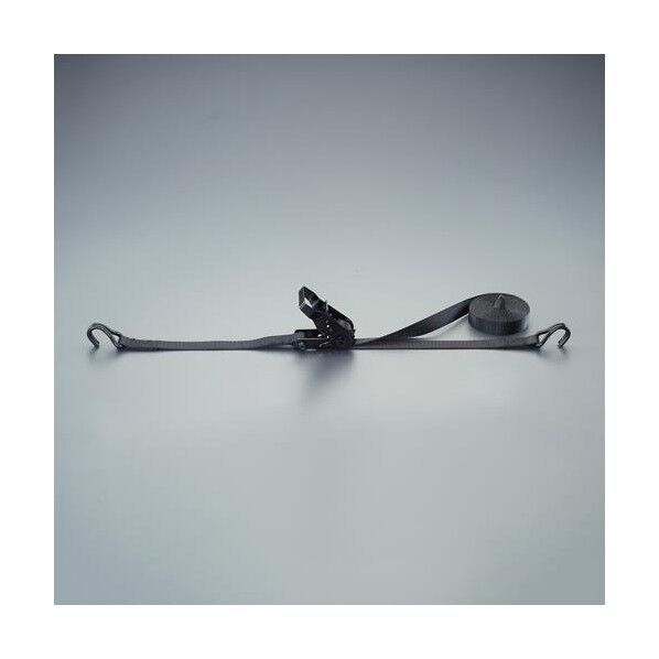 25mmx5.0m/330kg ベルト荷締機(ラチェット式/黒) EA982B-14 1個