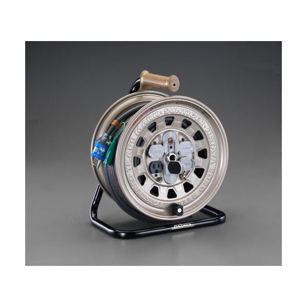 AC125V/15A/30mコードリール(接地付) EA815BD-30A 1