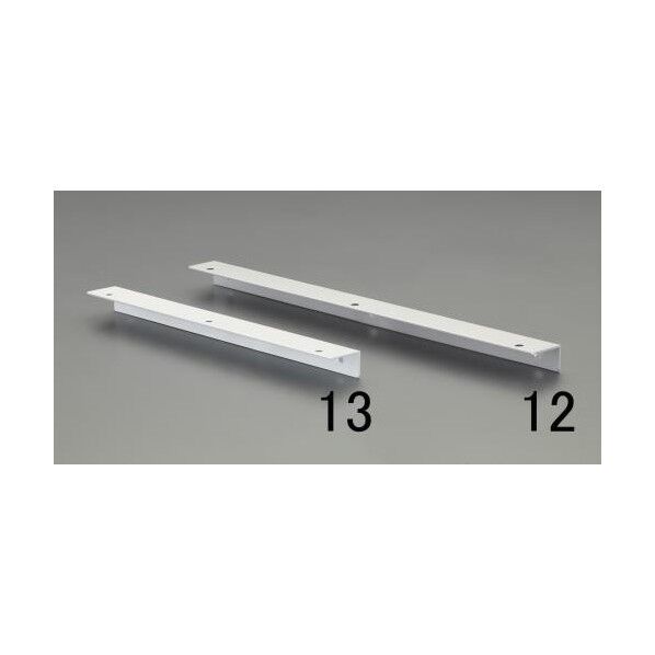 380mm ライン棚受(アルミ製/2本/白)