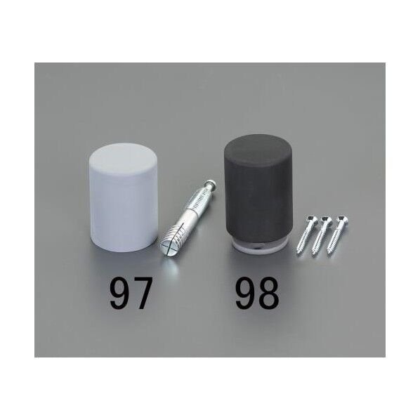 φ35x45mm 戸当り(木床用/ブラック)