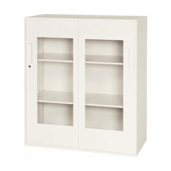 900x400x1030mm 収納庫(引き戸/アクリル戸) 37.8kg EA954DH-25