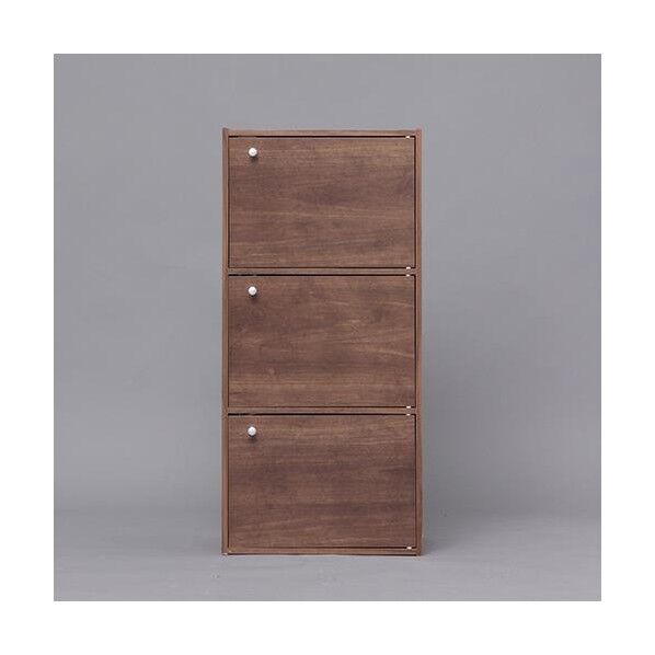 415x290x 880mm/ 3段 収納ラック(ブラウン) EA954FB-46B 1台