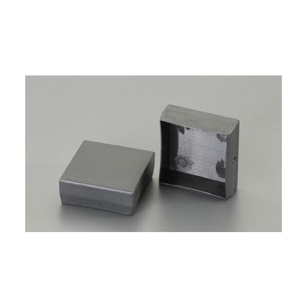 60x 60mm 角型保護キャップ(クロ/2個) 32g EA983FP-53B