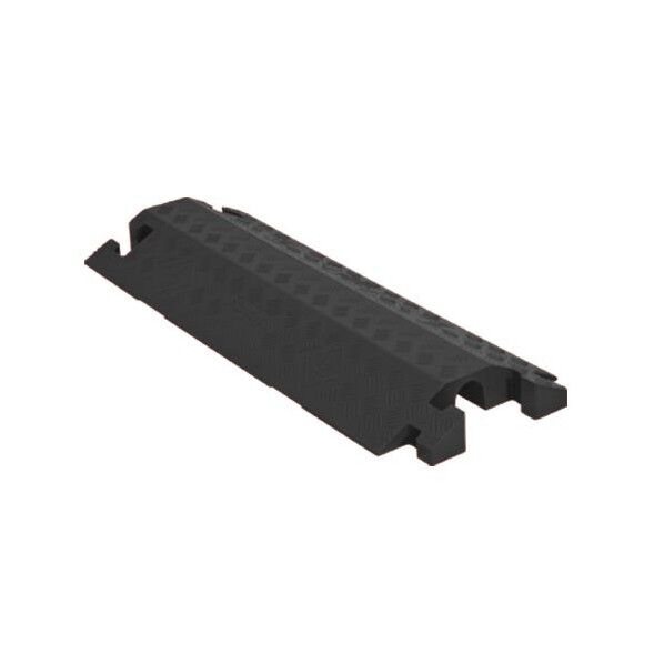 914x362x76mm ケーブルプロテクター(下スリット/黒)