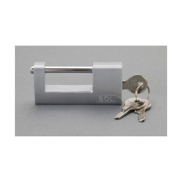 80mm 倉庫錠(アルミ製)