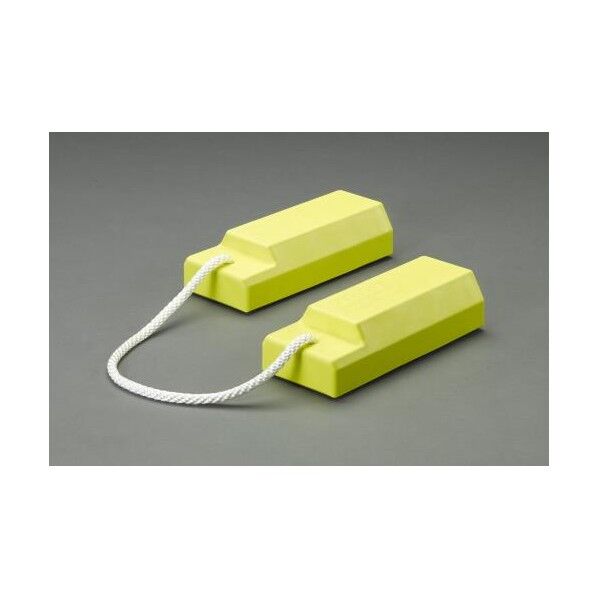 305x127x 83mm ホイールチョーク(ウレタン製/2個組) 3340g EA984SC-6