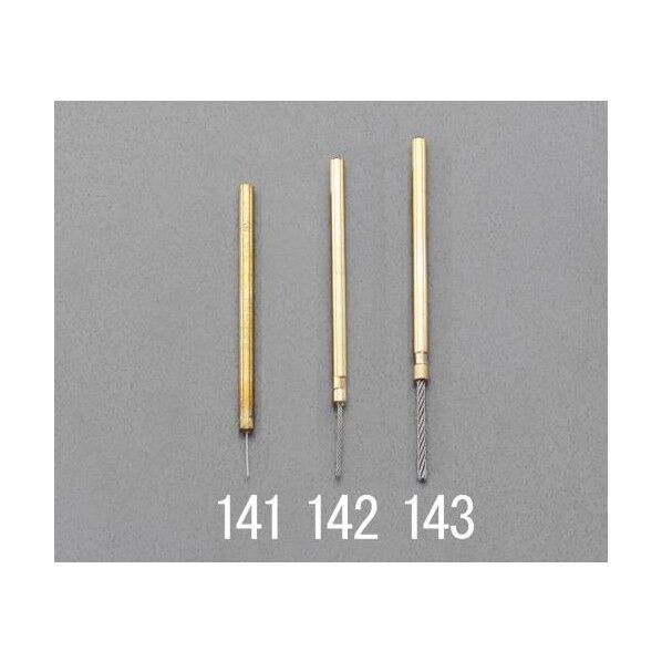 軸付ステンレスロープブラシ 0.8mm/6mm EA819AJ-142 1