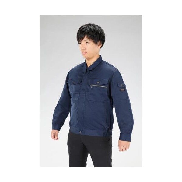[M] 長袖ブルゾン(ネイビー) EA996CD-11 1個