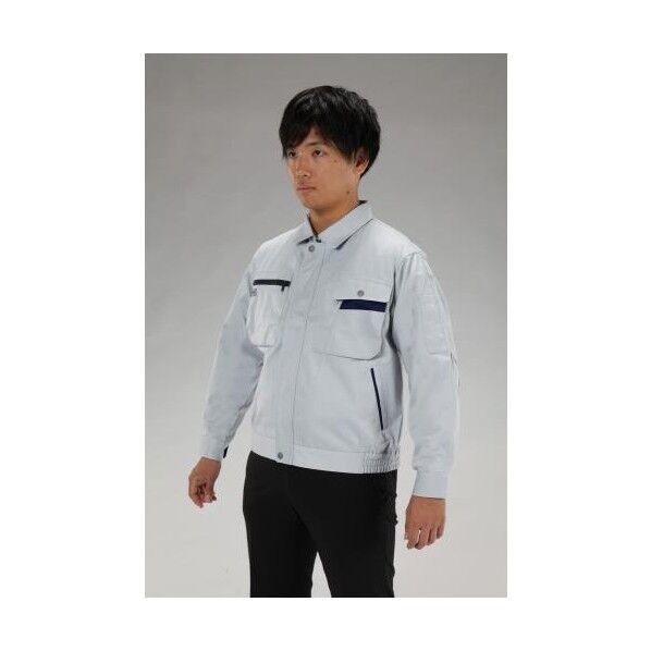 [LL] 長袖ブルゾン(シルバーグレー) EA996CD-3 1個
