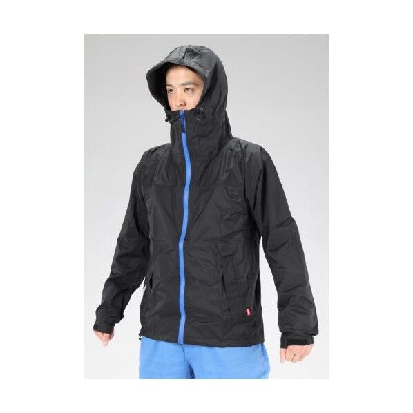 [3L] 透湿型レインウェアー(上着/ブラック)