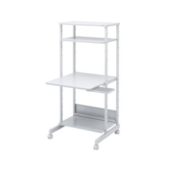 エスコ(esco) 650x700x1400mm パソコンデスク EA954HC-412A 1台...