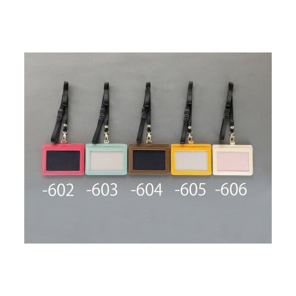 IDカードホルダー(ストラップ付/ローズ) EA956VA-602 1個