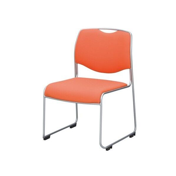 スタッキングチェアー(オレンジ)