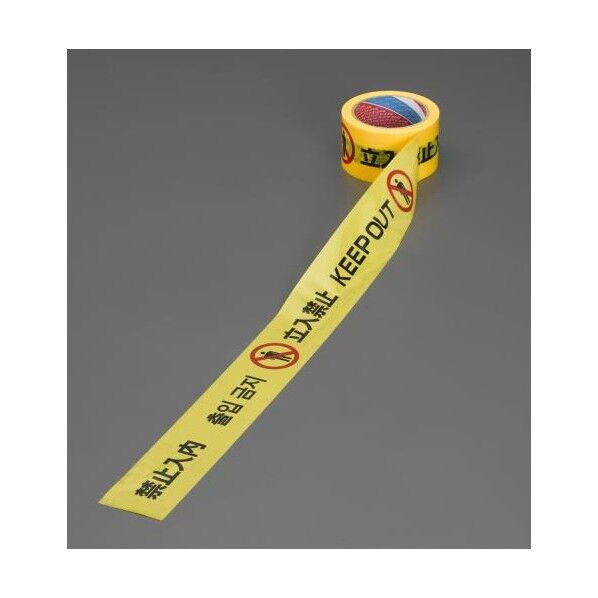 60mmx25m バリケードテープ EA983DB-46 1個