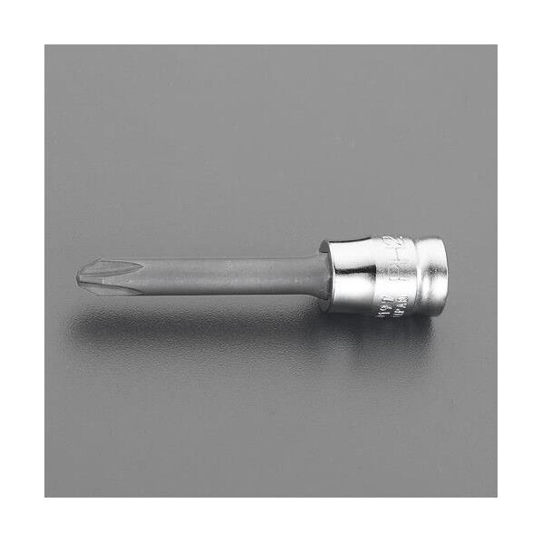 [+]ロングビットソケット(Z-EAL) 1/4インチDR/#1 26 EA619LH-11