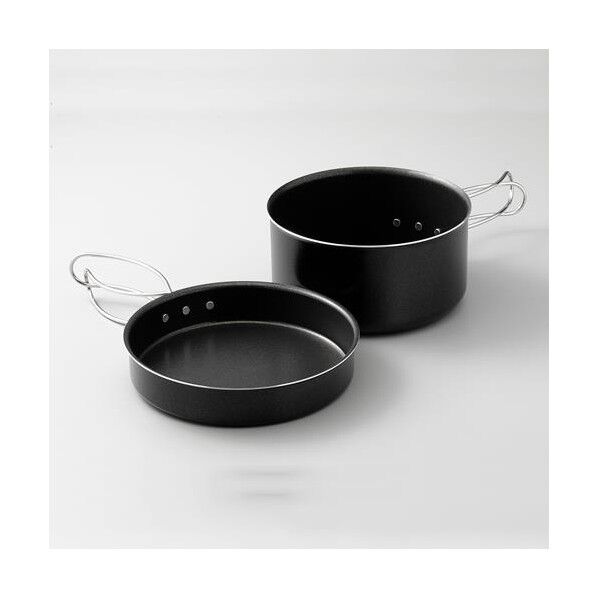 [2点組] 片手鍋･フライパンセット