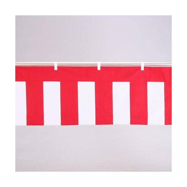 [5間]紅白幕(綿) 9000×500mm 572g EA983JP-1