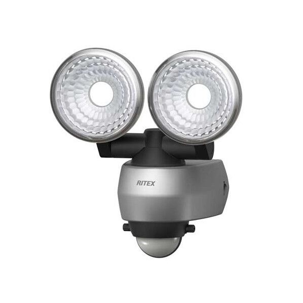 [AC100V/7.5W×2] LEDセンサーライト EA864CA-39B 1台