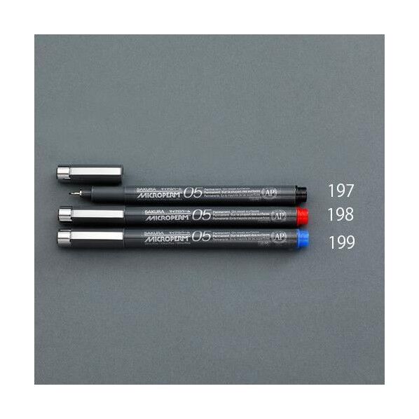 [黒/細字] 油性マーカー(金属･ガラス用)