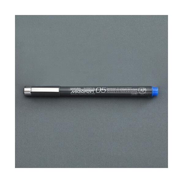 [青/細字] 油性マーカー(金属･ガラス用)