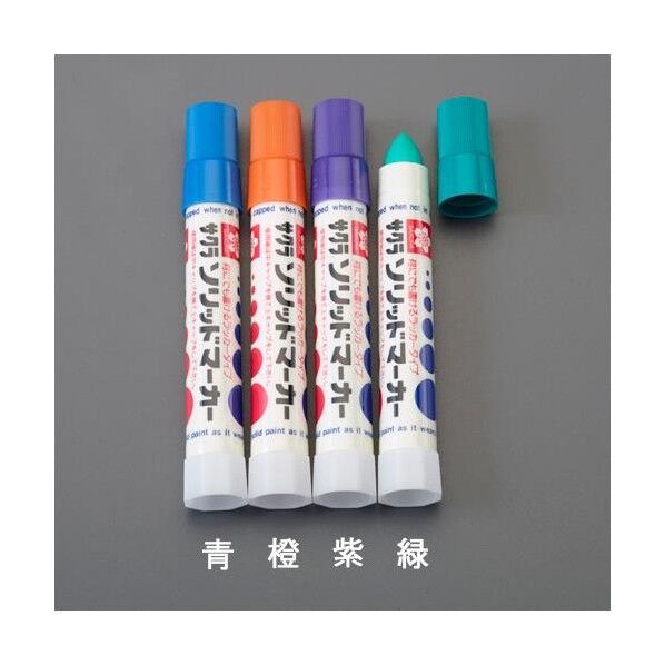 [緑] 油性固形マーカー(工業/建築用) EA765MV-169 1個