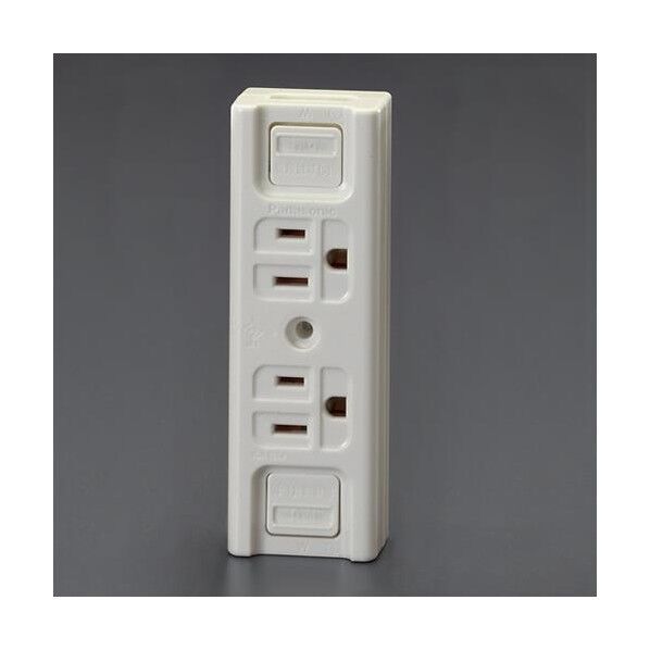 125V/15A 仮設用コンセント(2口･接地付) EA940CG-142A 1個