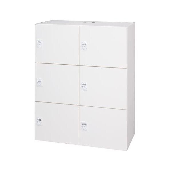 2列・3段ロッカー(ダイヤル錠付)