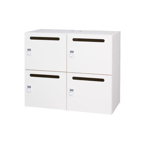 2列2段ロッカー(ダイヤル錠・ポケット付