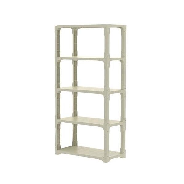 5段ラック棚(プラスチック製) 900×450×1800mm EA976AL-6 1台