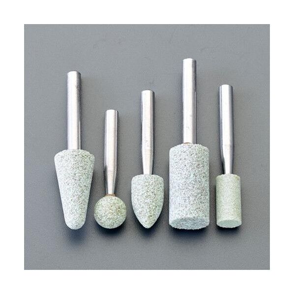 5本組 軸付砥石(6mm軸/セラミック)