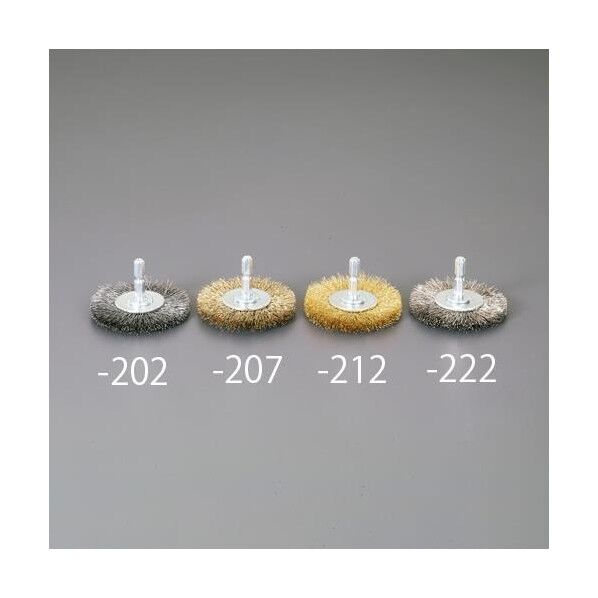 6角軸ワイヤーブラシ(平型/G線) 40mm EA819BT-206 1個