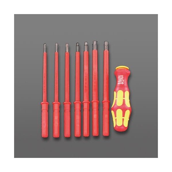 7本組 [TORX]ドライバー(絶縁) EA560-38A 1組