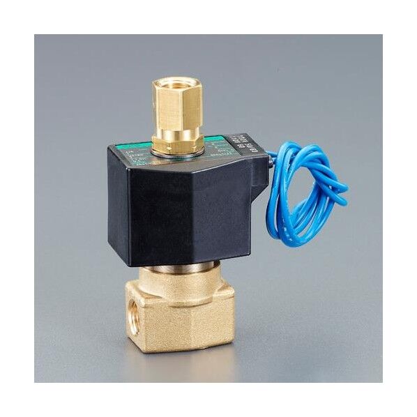 エスコ(esco) AC100V・Rc3/8インチ(2.3mm) 3方向電磁弁 EA153HK-7 1個...