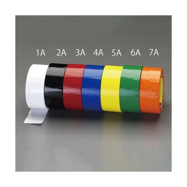 OPP梱包用カラーテープ(黄) 48mm×100m EA943KC-5A 1巻