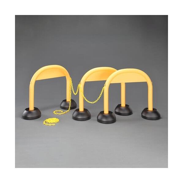 アーチスタンド(チェーン付/黄/3本組)